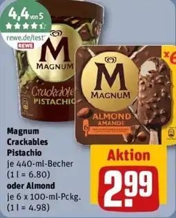 REWE Magnum Crackables Pistachio oder Almond Angebot