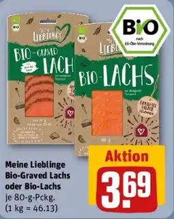 REWE Meine Lieblinge Bio-Graved Lachs oder Bio-Lachs Angebot