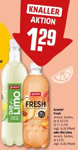 REWE Granini Fresh oder Die Limo Angebot
