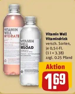 REWE Vitamin Well Vitamindrink Angebot