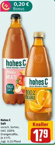 REWE Hohes C Saft Angebot