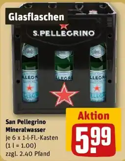 REWE San Pellegrino Mineralwasser Angebot