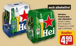 REWE Heineken Premium Beer oder alkoholfrei Angebot