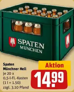 REWE Spaten Münchner Hell Angebot