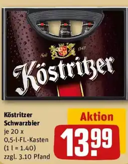 REWE Köstritzer Schwarzbier Angebot