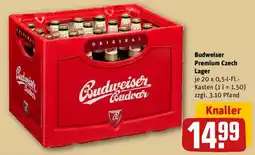 REWE Budweiser Premium Czech Lager Angebot