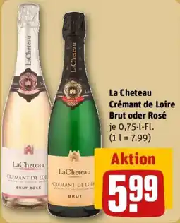 REWE La Cheteau Crémant de Loire Brut oder Rosé Angebot