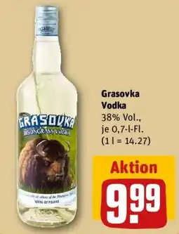 REWE Grasovka Vodka Angebot