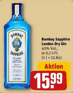 REWE Bombay Sapphire London Dry Gin Angebot