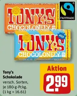 REWE Tony's Schokolade Angebot
