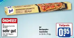 REWE ja! Backpapier-Zuschnitte Angebot