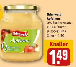 REWE Odenwald Apfelmus Angebot