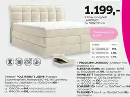 Mömax POLSTERBETT „OLIVE“ Angebot