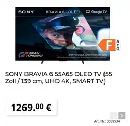 MediaMarkt SONY BRAVIA 6 55A65 OLED TV Angebot