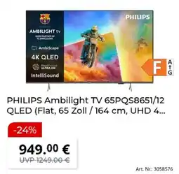 MediaMarkt PHILIPS Ambilight TV 65PQS8651/12 Angebot
