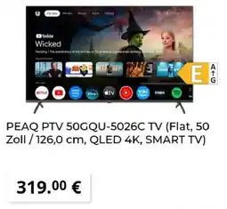 MediaMarkt PEAQ PTV 50GQU-5026C TV Angebot