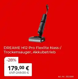 MediaMarkt DREAME H12 Pro Flexlite Nass-/Trockensauger, Akkubetrieb Angebot