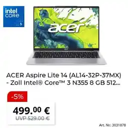 MediaMarkt ACER Aspire Lite 14 Angebot