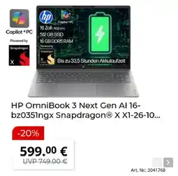 MediaMarkt HP OmniBook 3 Next Gen AI Angebot