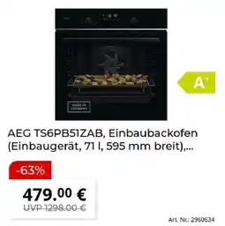 MediaMarkt AEG TS6PB51ZAB, Einbaubackofen Angebot