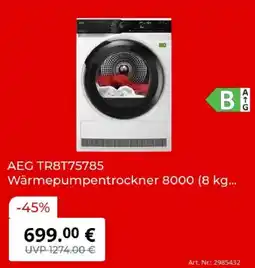 MediaMarkt AEG Wärmepumpentrockner 8000 Angebot
