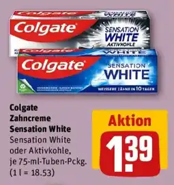 REWE Colgate Zahncreme Sensation White Angebot