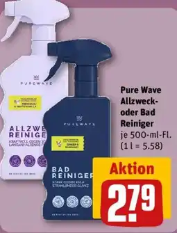 REWE Pure Wave Allzweck- oder Bad Reiniger Angebot