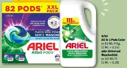 REWE Ariel All in 1 Pods Color oder Universal Waschmittel Angebot