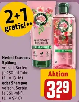 REWE Herbal Essences Spülung oder Shampoo Angebot