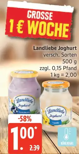 Edeka Landliebe Joghurt Angebot