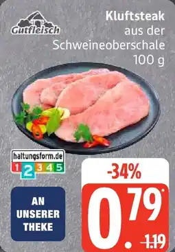 Edeka Gutfleisch Klunftsteak Angebot