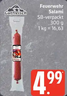 Edeka Gutfleisch Feuerwehr Salami Angebot
