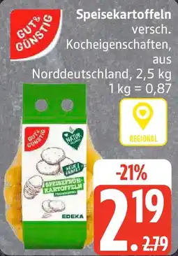 Edeka GUT& GÜNSTIG Speisekartoffeln Angebot