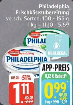 Edeka Philadelphia Frischkäsezubereitung Angebot