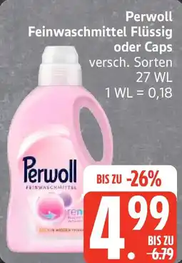 Edeka Perwoll Feinwaschmittel Flüssig oder Caps Angebot