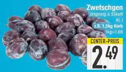 E-Center Zwetschgen Angebot