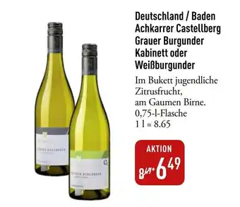 Achkkarrer Castellberg Grauer Burgunder