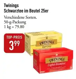 Galeria Markthalle Twinings Schwarztee im Beutel Angebot