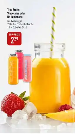 Galeria Markthalle True Fruits Smoothies oder No Lemonade Angebot