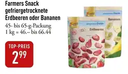Galeria Markthalle Farmers Snack gefriergetrocknete Erdbeeren oder Bananen Angebot