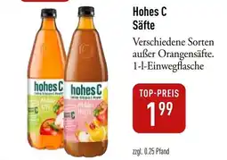 Galeria Markthalle hohes C Säfte Angebot
