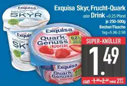 E-Center Exquisa Skyr, Frucht-Quark oder Drink Angebot