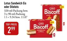 Galeria Markthalle Lotus Sandwich Eis oder Stieleis Angebot