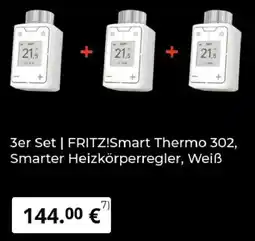 MediaMarkt FRITZ!Smart Thermo 302, Smarter Heizkörperregler, Weiß Angebot