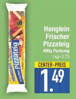E-Center Henglein Frischer Pizzateig Angebot