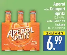 E-Center Aperol oder Campari Spritz Angebot