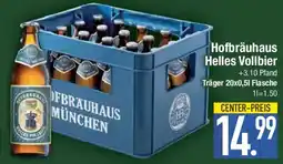 E-Center Hofbräuhaus Helles Vollbier Angebot