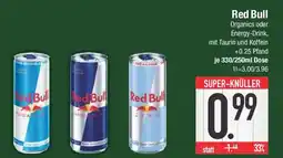 E-Center Red Bull Organics oder Energy-Drink Angebot