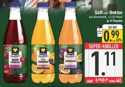 E-Center EDEKA Saft oder Nektar Angebot