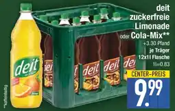 E-Center deit zuckerfreie Limonade oder Cola-Mix Angebot